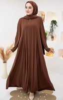 Abayas tendance pour femmes, respirantes, longues ou courtes, personnalisables, vêtements islamiques en gros