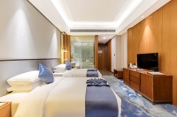 Ensemble de chambre d'hôtel 5 étoiles au prix d'usine, style moderne, panneaux en mélamine, mobilier d'hôtel durable