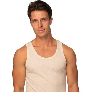 เสื้อกล้ามออกกำลังกายรัดรูปสำหรับผู้ชายเสื้อออกกำลังกายกล้ามเนื้อแห้งเร็วลำลองออกแบบให้มีสีพื้นแขนกุดนุ่มสำหรับเพาะกาย - Product Image 1