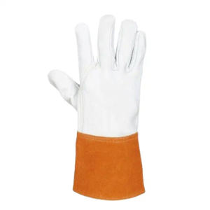 Heat Resistant Cowhide Grain Split Leather TIG Welder <b>Gloves</b> Industrial Safety Protective Equipment for Welding and BBQ - Product Image 2