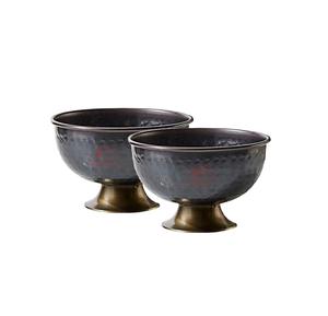 Jarrón de Metal con Acabado Antiguo de Latón, Cuenco de Lujo a Precio de Mayoreo - Product Image 3