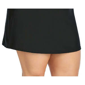 Island Escape Gonna da bagno da donna taglie forti 18W con controllo pancia, copricostume blu - Product Image 3