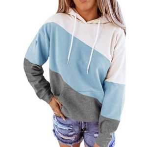 Custom <b>Women</b> <b>Long</b> Cotton Pullover <b>Sweatshirt</b> with Hood Winter Plus-Size Streetwear Outerwear for Autumn & Summer - Product Image 5