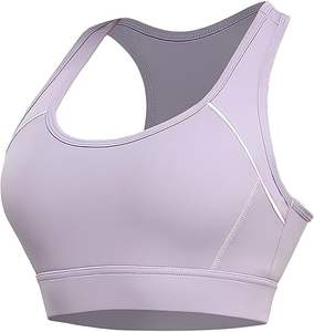 Soutien-gorge de sport rembourré tendance pour femme, dos élégant, pour le yoga et la gym, avec bretelles fines - Product Image 6