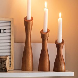 Custom High Quality Wooden Candle Holders in Various Shapes for Home <b>Decoration</b> Festive <b>Christmas</b> Days for Valentine's Day <b>Sale</b> - Product Image 1