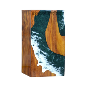 Resin and Wooden Urn <b>Ashes</b> Cremation Adult Funeral Urn <b>Box</b> Personalized Urn <b>for</b> Human <b>Ashes</b> - Product Image 5