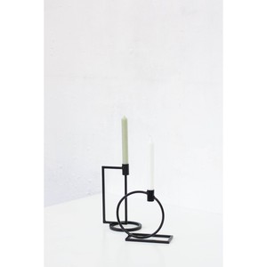 Porte-bougies assortis en fer, modernes, faits à la main, écologiques, durables, sans flamme, de qualité supérieure, pour mariage et Noël - Product Image 3