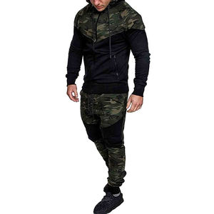 Trending 2025 New Men's Training Fitness Sports Suit Chándal Trajes Invierno Suéter personalizado Pantalones Chándal Fabricantes - Product Image 5