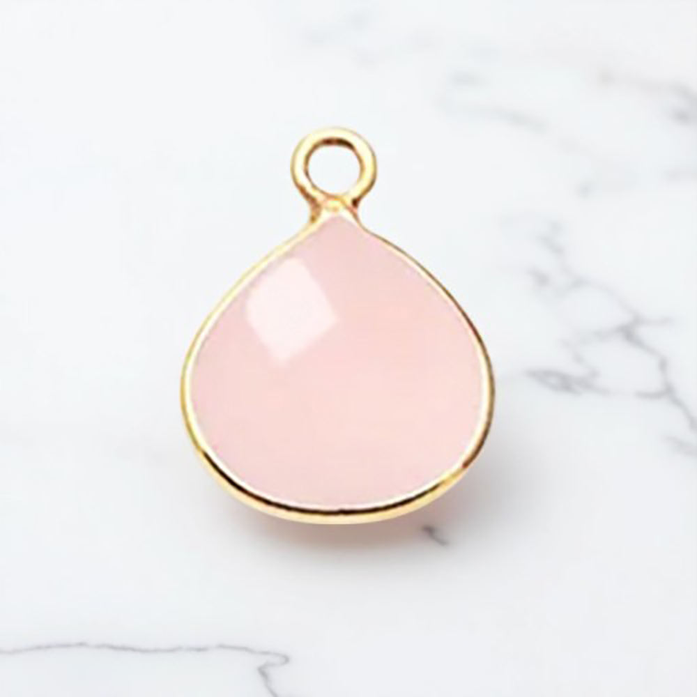 พลอยคาลซิโดนีสีชมพู