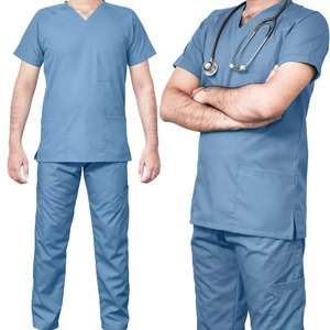 Uniformes de Hospital de verano transpirables personalizados para hombres, uniforme médico de enfermera de secado rápido para hombres con tamaño personalizado - Product Image 4