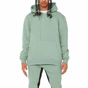 Ensemble survêtement homme premium pour l'hiver, sweat à capuche et pantalon, streetwear, tenue deux pièces, personnalisation, imprimé, 100% coton - Product Image 2
