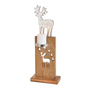 Support à bougies en métal de qualité supérieure au design élégant pour la décoration de la maison, vaisselle moderne, bougeoir pour Noël - Product Image 2