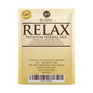 เรแลกซ์ พรีเมี่ยม เฮอร์เบิล สโมค มิกซ์ 100% ปราศจากนิโคติน สมุนไพรแห้งผสม 50 กรัม RELAX-BGG829 - Product Image 2