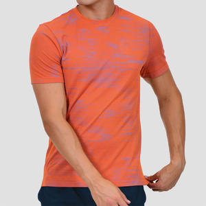 New Design Custom Printed OEM Nylon Compression T Shirt <b>Tight</b> Fitness GYM Sports Jogger T Shirt for Men - Product Image 1