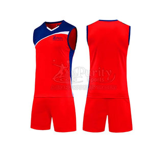 Uniforme de volley-ball d'équipe avec logo personnalisé et tissu doux pour une utilisation prolongée Uniforme de volley-ball pour hommes - Product Image 1