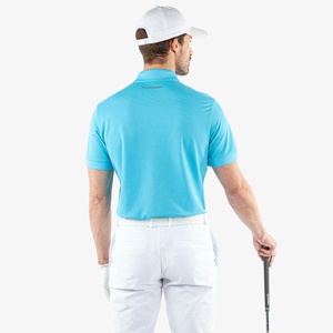 Polo de Manga Corta para Hombre, Color Sólido, Premium y de Alta Tecnología, Camiseta Informal con Costuras a la Moda - Product Image 3