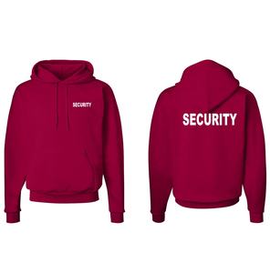 Quantité minimale de commande bas unisexe garde de sécurité uniforme pull à capuche solide polaire sweat pour l'hiver chaud pull sweat pour hommes femmes - Product Image 6