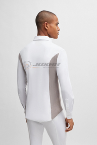 Chemises de spectacle d'équitation élégantes pour la compétition vêtements équestres hauts à manches longues respirants pour les cavaliers meilleure qualité - Product Image 6