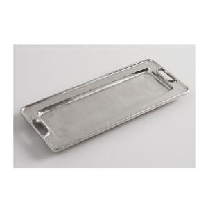 PLATEAU RECTANGULAIRE PLAQUÉ ARGENT AVEC POIGNÉE SERVANT GRAND PLATEAU AVEC POIGNÉE RONDE PLATEAU DE LA PLUS HAUTE QUALITÉ - Product Image 5