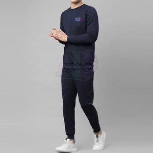 Conjunto Deportivo de Dos Piezas para Hombre, Transpirable, Ligero y de Alto Rendimiento, Material de Poliéster/Algodón para un Estilo Deportivo Informal - Product Image 4