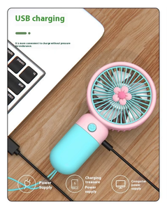Ventilador de Mano USB Mini Colorido al por Mayor, Enfriador de <span class=keywords><strong>Aire</strong></span> Portátil Recargable para Oficina y Exteriores - Product Image 6