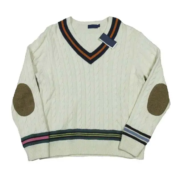 Maglioncino Pullover maglia Cardigan in lana traspirante maglioni da uomo in lana traspirante Design 2023 personalizzato con scollo a V