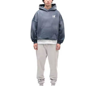 Fabricant pakistanais Sweats à capuche délavés au soleil de haute qualité Meilleures ventes Basics Sweats à capuche délavés au soleil en coton mélangé - Product Image 2