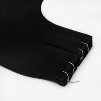 Extensions de cheveux humains à trame invisible 100% vierges européennes Remy, volume naturel, cuticules alignées, vente en gros