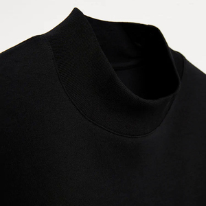 Sudadera de 100% algodón de peso pesado personalizada, cuello redondo, último diseño, sudaderas básicas de cuello redondo de gran tamaño con técnicas bordadas - Product Image 4