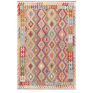 พรมกิลิมไมมาณา อัฟกานิสถาน ขนาด 296 x 201 ซม. สำหรับตกแต่งบ้าน - Product Image 1