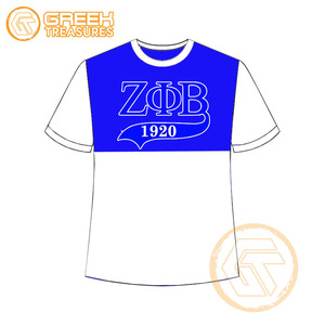 Venta al por mayor personalizada Zeta Phi Beta mujeres camiseta hermandad ropa algodón camisetas más finas mujeres fraternidad prendas - Product Image 2