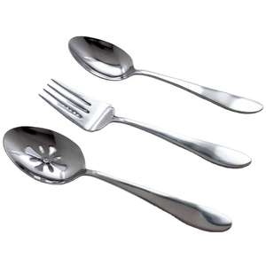 Mangos de metal antiguos de estilo americano moderno, manijas forjadas negras de alta calidad, juego de cubiertos de acero inoxidable con extremo en espiral - Product Image 5