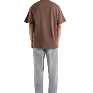 Camiseta Unisex Blanca Vintage Lavada Oversize para Hombre, Algodón Premium, Ajuste Holgado, Estilo Urbano Minimalista, con Logotipo Personalizado y Gráficos - Product Image 2