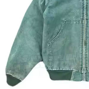 Vente en gros Service OEM Meilleure conception Sweats à capuche vintage 100% coton pour hommes Col à capuche léger pour l'hiver - Product Image 5