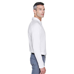 Vente en gros de polos en coton 180G à séchage rapide pour hommes, polos à manches longues pour hommes - Product Image 3