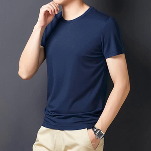 T-shirts pour hommes de haute qualité 180 g/m², coupe ajustée, couleurs vives, en coton, vêtements OEM en gros pour la mode décontractée et les tenues d'été - Product Image 6