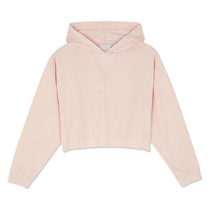 เสื้อฮู้ดครอปพิมพ์ลายโลโก้แบบกำหนดเองสำหรับผู้หญิง ไซส์พลัส ความยาวปกติ ผ้าฝ้าย 100% เป็นมิตรกับสิ่งแวดล้อม คุณภาพสูง - Product Image 6