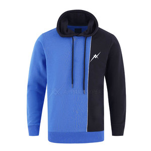 <b>Men's</b> High Quality Winter <b>Hoodie</b> in <b>Orange</b> Zipper Winter Wear Simple Plain Design Polyester/Cotton Material - Product Image 4