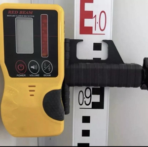 Conjunto completo de nivel láser giratorio del vendedor del Reino Unido con detector láser Nuevos medidores de distancia láser de haz rojo - Product Image 5
