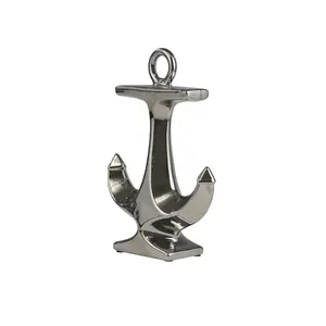 Pure Brass <b>Silver</b> Plated Anchor for Wall Decoration Latest Anchor Sculpture for Home Decoration Metal Anchor in <b>Silver</b> Plated - Product Image 1