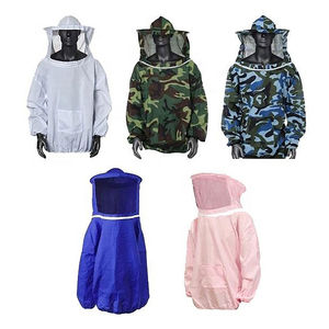 Protección segura para abejas, tela de poliéster, chaquetas para apicultor, chaqueta de apicultura profesional, mono, diseño ventilado - Product Image 6