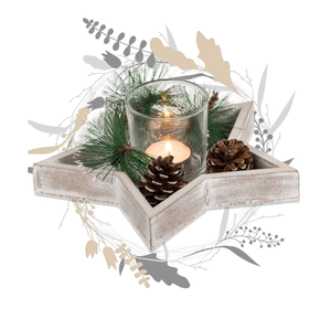 Plateau en bois personnalisé, article décoratif, forme d'étoile, plateau à goûter, plateau à thé pour restaurants - Product Image 6