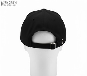 หมวกสแนปแบ็กผ้าฝ้ายทอลายทแยงสีแดง5แผงสำหรับผู้ชายและผู้หญิงปรับแต่งได้ - Product Image 2