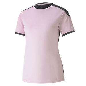 Venta al por mayor caliente de moda 100% algodón mujeres camisetas de alta calidad transpirable camisetas de color personalizado de alta calidad mujeres camisetas - Product Image 1