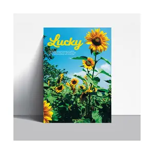 [OA Design Studio] Poster Design Your Today Lucky Sunflower Accessoires d'intérieur Symbole de chance et de fortune Décor à la maison
