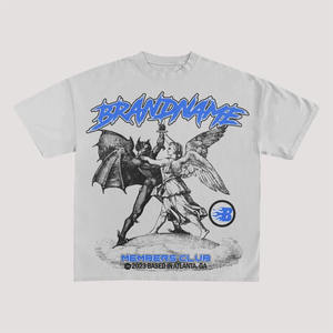 Streetwear personnalisé col rond 100% coton T-Shirt pour hommes décontracté conception personnalisée imprimé en gros T-shirt - Product Image 3