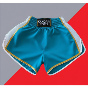 Custom Made Muay Thai Boxing <b>Kickboxing</b> Competition Training <b>Shorts</b> 100% Polyester Solid Quick Dry Waterproof Stretch Breathable - Product Image 5