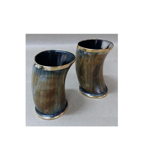 Ox Horn Cup Viking Shot <b>Glass</b> for Party Hotel Home Restaurant Beer <b>Glass</b> Cow Buffalo Horn Wholesale Viking by luxury crafts - Product Image 1