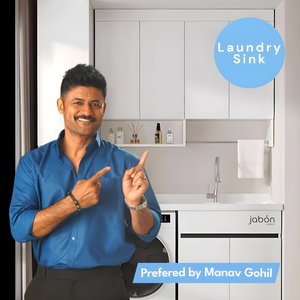 Fregadero de Lavandería Premium con Mueble de Jabon Bagno, Mueble de PVC Resistente al Agua y al Óxido, 60x50x48 cm, Venta al Por Mayor OEM - Product Image 3