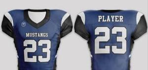 ชุดยูนิฟอร์มอเมริกันฟุตบอลแขนสั้นพิมพ์ลายระบายอากาศได้ดีสำหรับผู้ชาย ผลิตตามสั่งด้วยผ้าโพลีเอสเตอร์ 100% พร้อมโลโก้แบบกำหนดเอง - Product Image 4